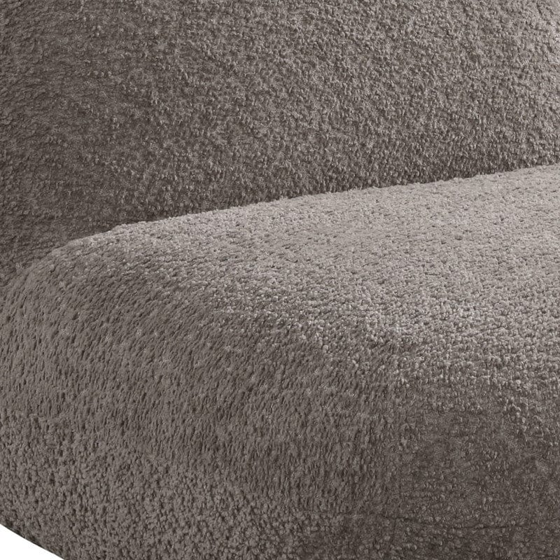 Willow & Hearth Weston 21.5"W Brown Chenille Deer-Shaped Kids Chair