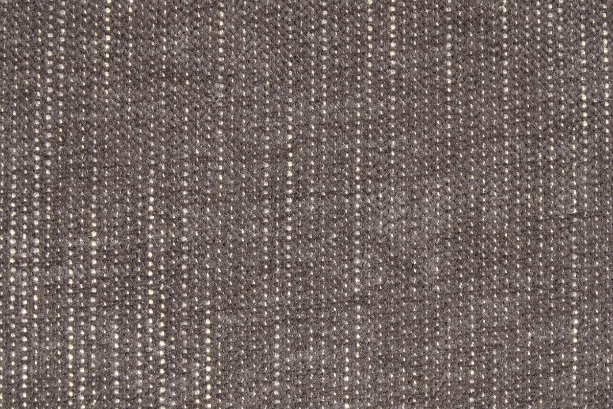 Willow & Hearth Valentina 38.5"W Gray Chenille Chair with Metal Legs and Throw Pillow