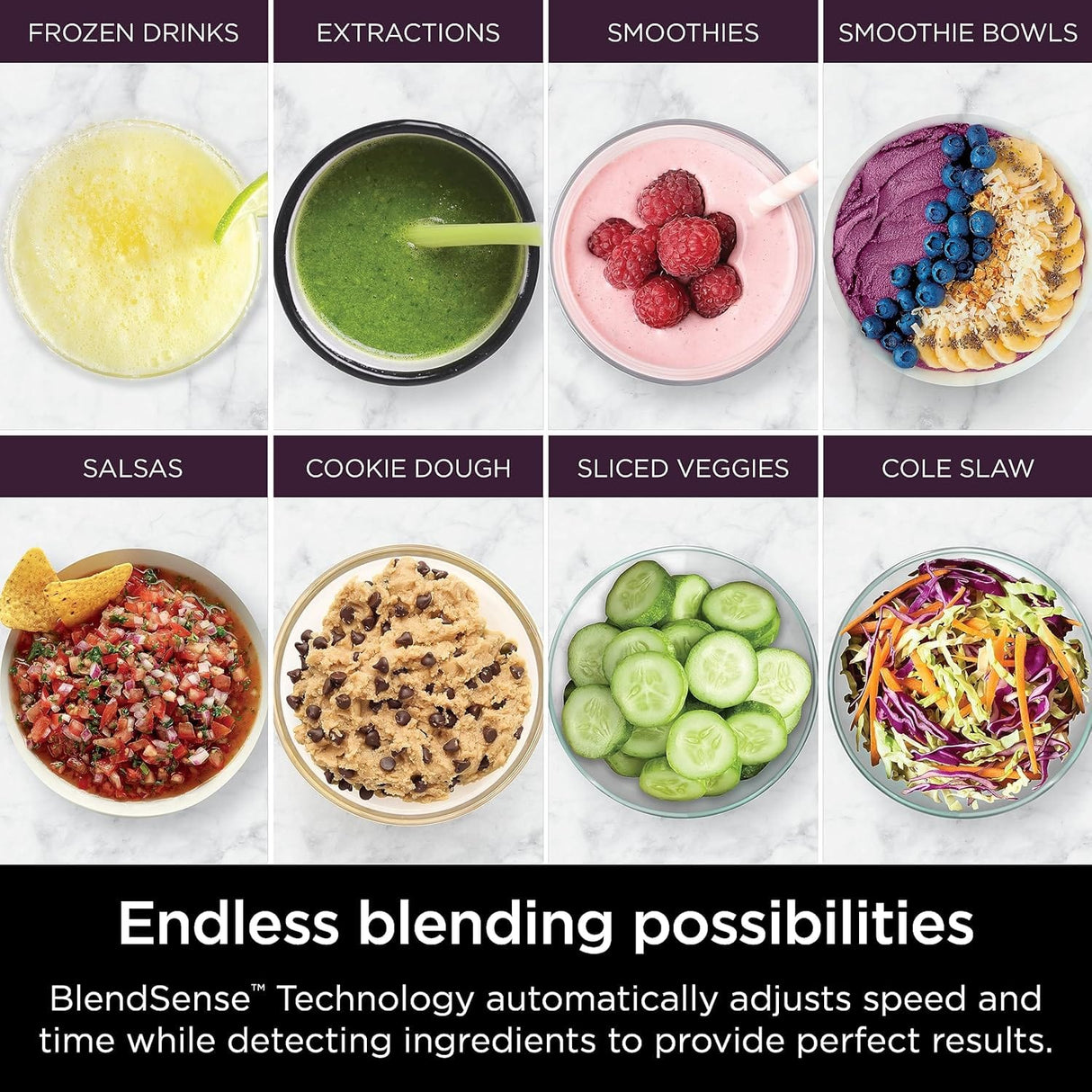 Ninja Detect Kitchen System Power Blender Plus Processor Pro with BlendSense Technology, Black - Certified Refurbished