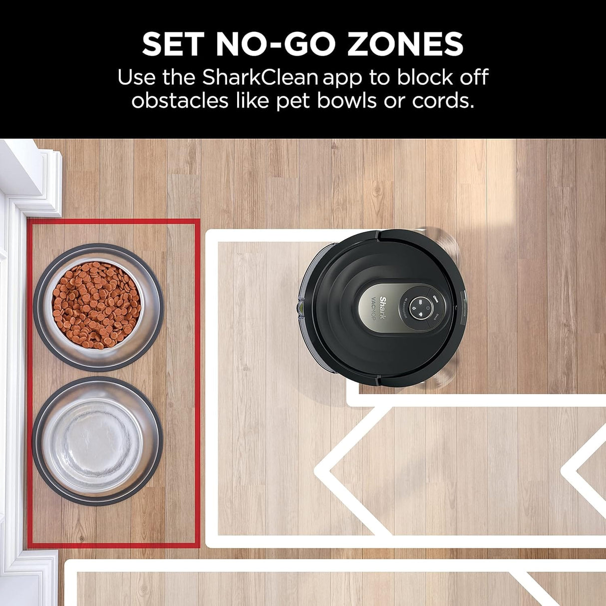 Shark 2-in-1 Robot Vacuum and Mop with Self-Cleaning Brushroll, Black - Open Box