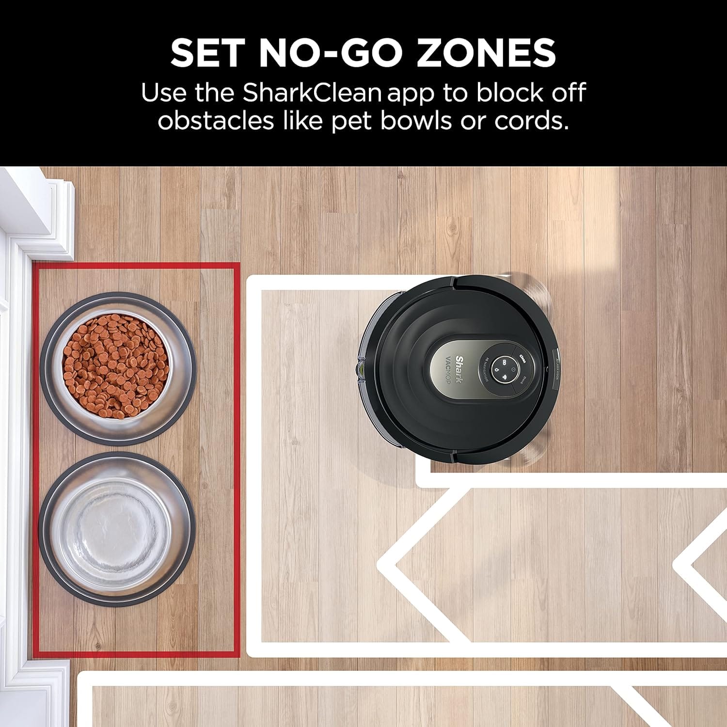 Shark 2-in-1 Robot Vacuum and Mop with Self-Cleaning Brushroll, Black - Open Box