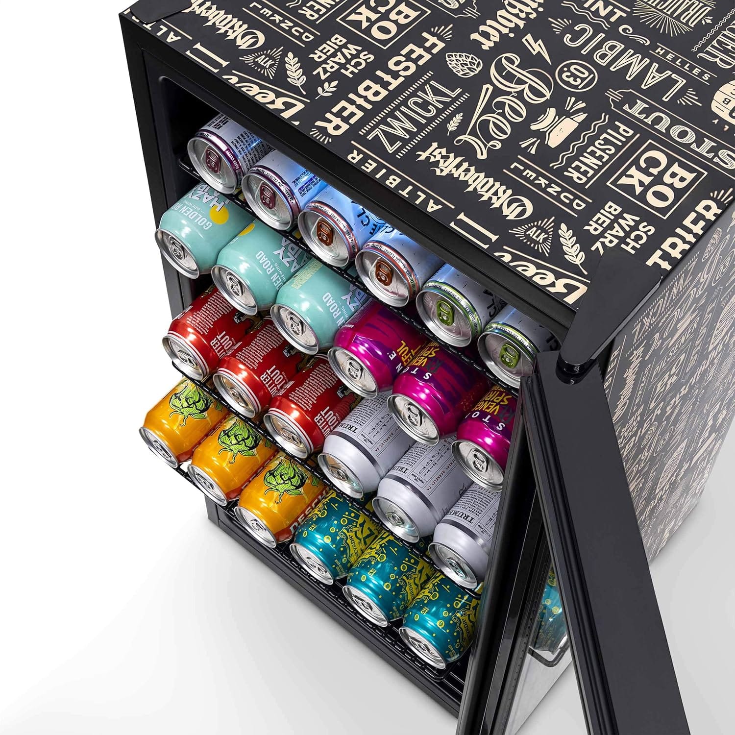 Newair Freestanding Beverage Fridge with Adjustable Shelves, 126 Cans - Certified Refurbished