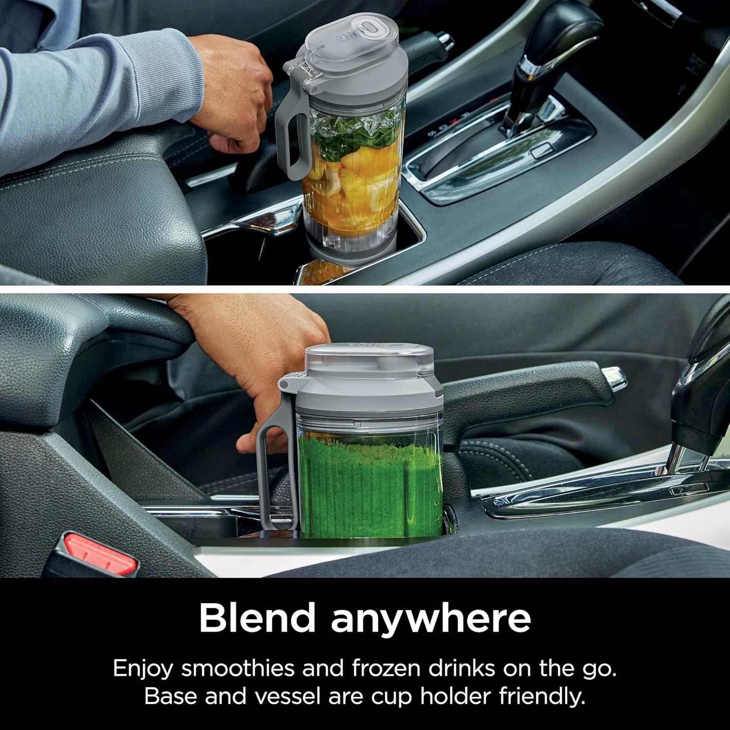 Ninja Blast Max Personal Cordless Blender for Smoothies, Blend, Ice Crush, 22 oz. Twist & Go Vessel, Silver - Certified Refurbished