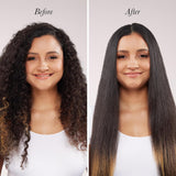 L'ange Hair Le Duo Grande 360° Airflow Styler, 2-in-1 Curling Wand & Flat Iron, Cooling Vents, Adjustable Temp, Blush