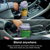 Ninja Blast Max Personal Cordless Blender for Smoothies, Blend, Ice Crush, 22 oz. Twist & Go Vessel, Lavender - Certified Refurbished