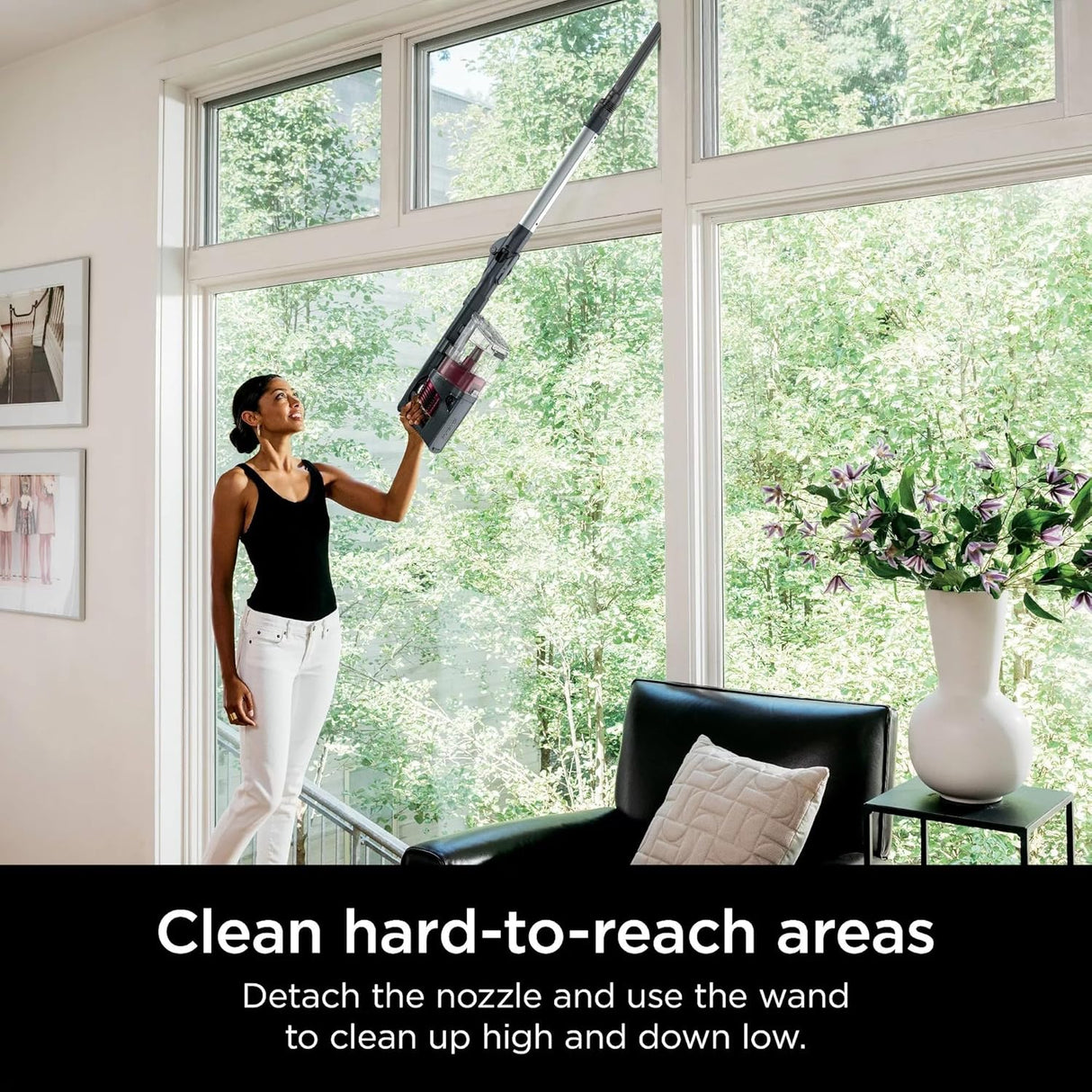 Shark Vertex Cordless Stick Vacuum with DuoClean PowerFins, Lightweight, Pet Hair, HEPA, 60 Min Run Time - Certified Refurbished