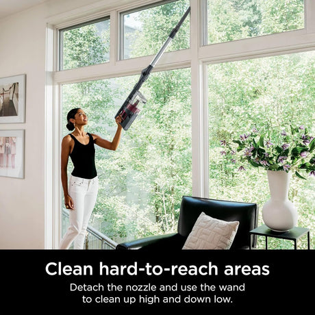 Shark Vertex Cordless Stick Vacuum with DuoClean PowerFins, Lightweight, Pet Hair, HEPA, 60 Min Run Time - Certified Refurbished