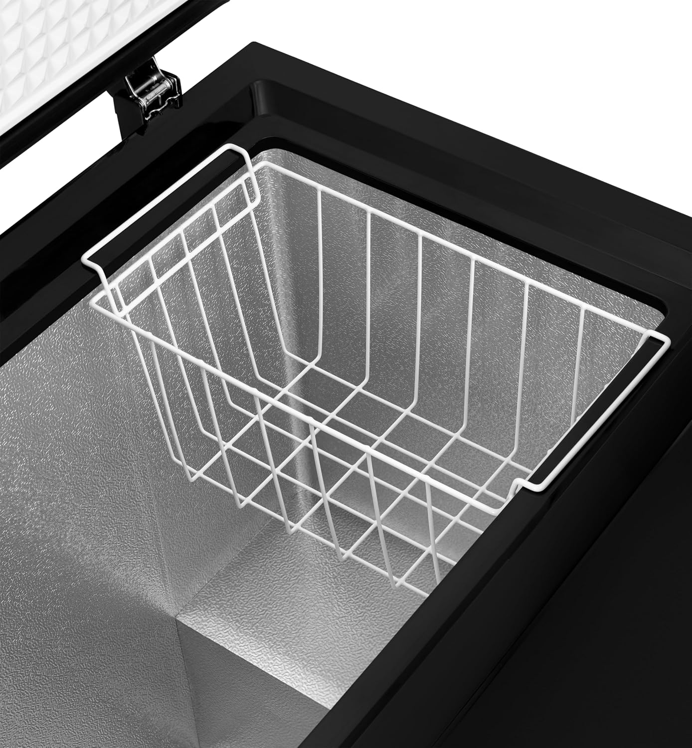 Newair Compact Chest Freezer with Temperature Control, 6.7 Cu. Ft., Black - Certified Refurbished