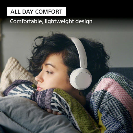 Sony Wireless Headphones with Microphone, Black