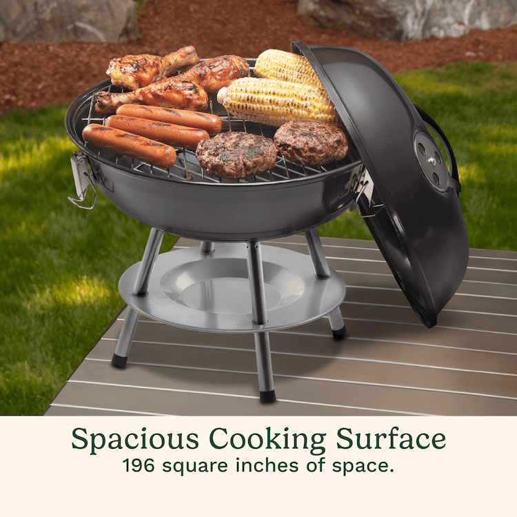 Cuisinart 14" Charcoal Grill, Black