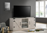 Willow & Hearth Salma Dusty Gray 58"W TV Stand with 2 Open Shelves and 2 Cabinets