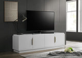 Willow & Hearth Palmer 70"W White 4-Door TV Stand