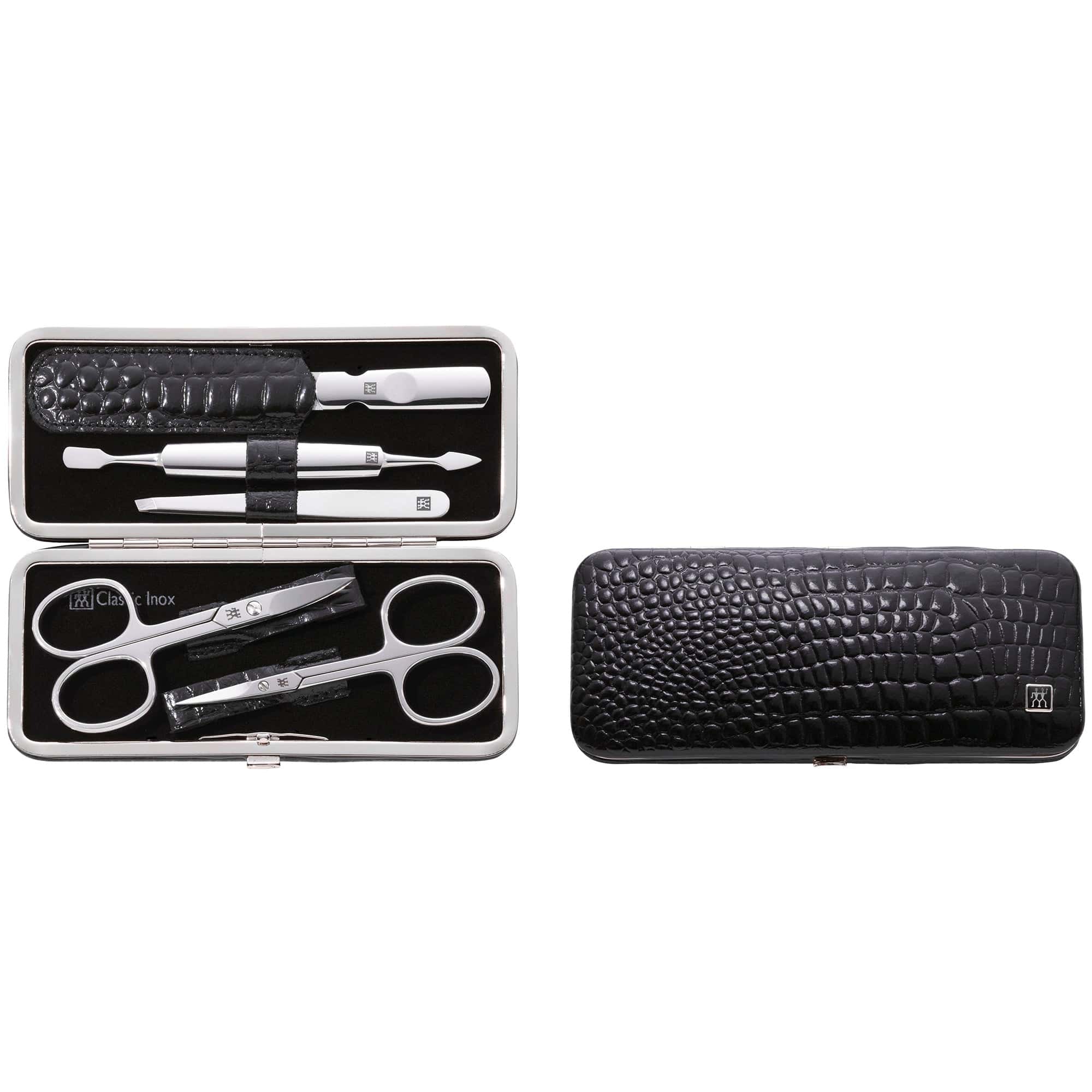 Zwilling Beauty Classic Inox 6-pc Manicure set with Leather Case - Black