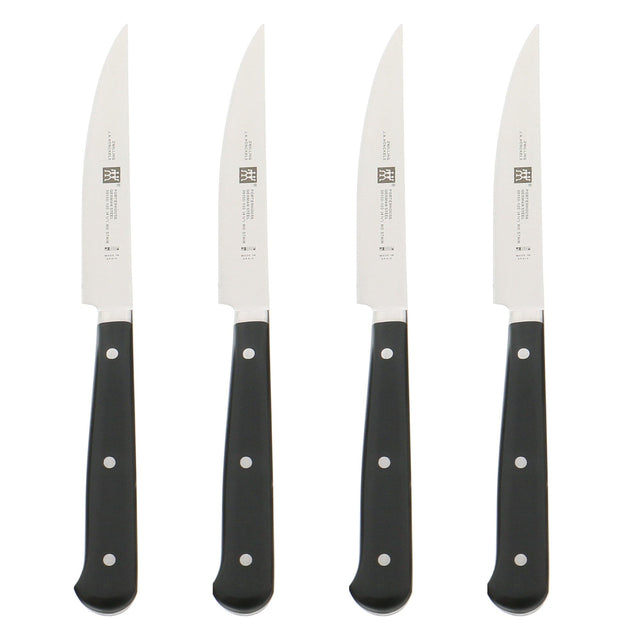 Zwilling Porterhouse 4-pc Steak Knife Set in Beechwood Box