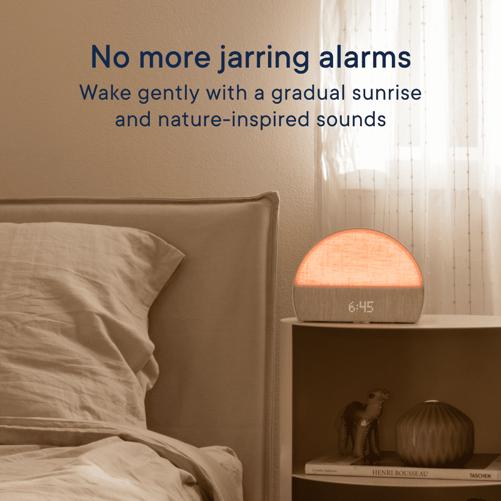 Hatch Restore 2 Sunrise Alarm Clock, Sound Machine, Screen-Free Sleep, Latte - Certified Refurbished