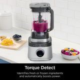 Ninja Detect Kitchen System 72-Oz Blender, 3 Speeds, Blend, Crush, Chop, Smoothies, BlendSense Technology, Silver - Certified Refurbished