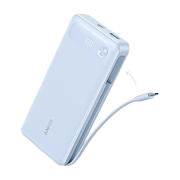 Anker Power Bank (20K, 87W, Built-In USB-C Cable)
