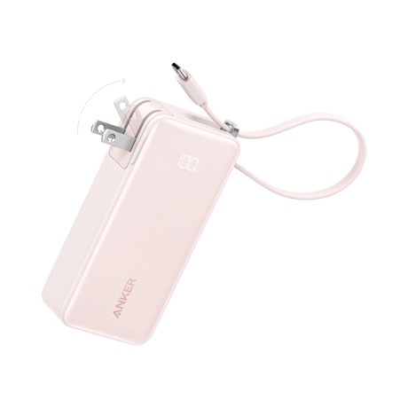 Anker Power Bank (10K, Fusion, Built-In Cable)