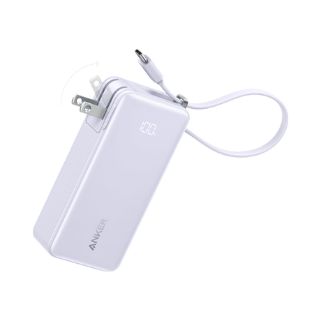 Anker Power Bank (10K, Fusion, Built-In Cable)