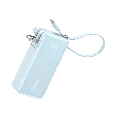 Anker Power Bank (10K, Fusion, Built-In Cable)