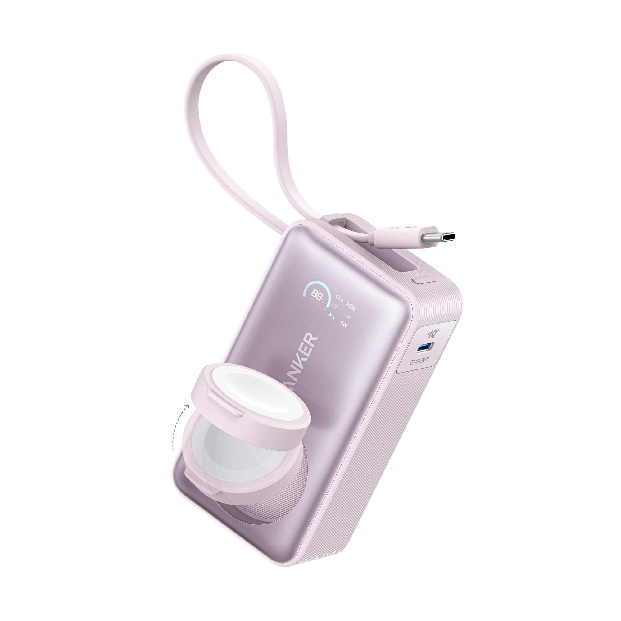 Anker MagGo Power Bank (10K, 35W, For Apple Watch)