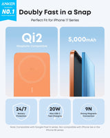 Anker Nano Power Bank (5K, MagGo, Slim)