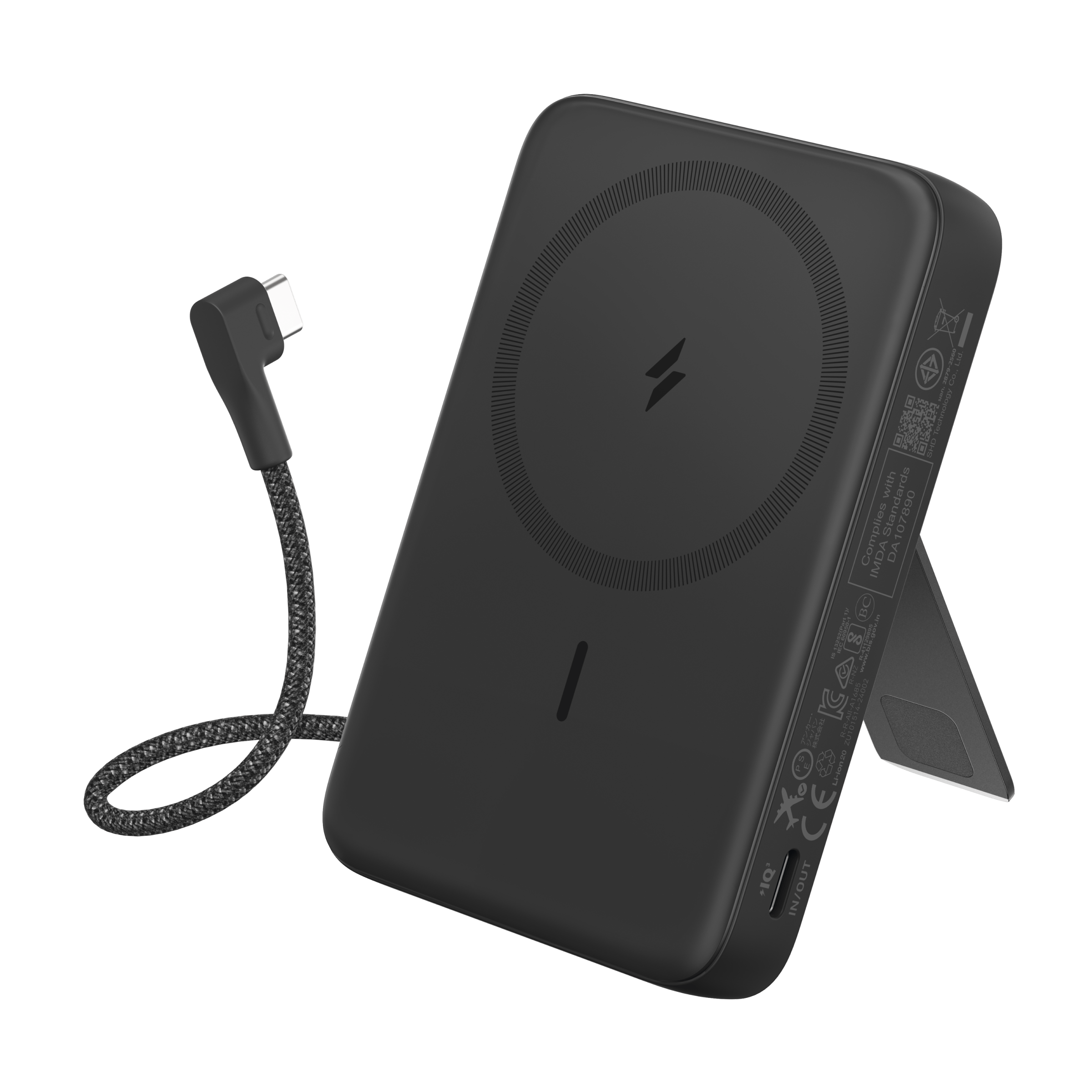 Anker Zolo Magnetic Power Bank (10K, 30W, Built-in USB-C Cable)