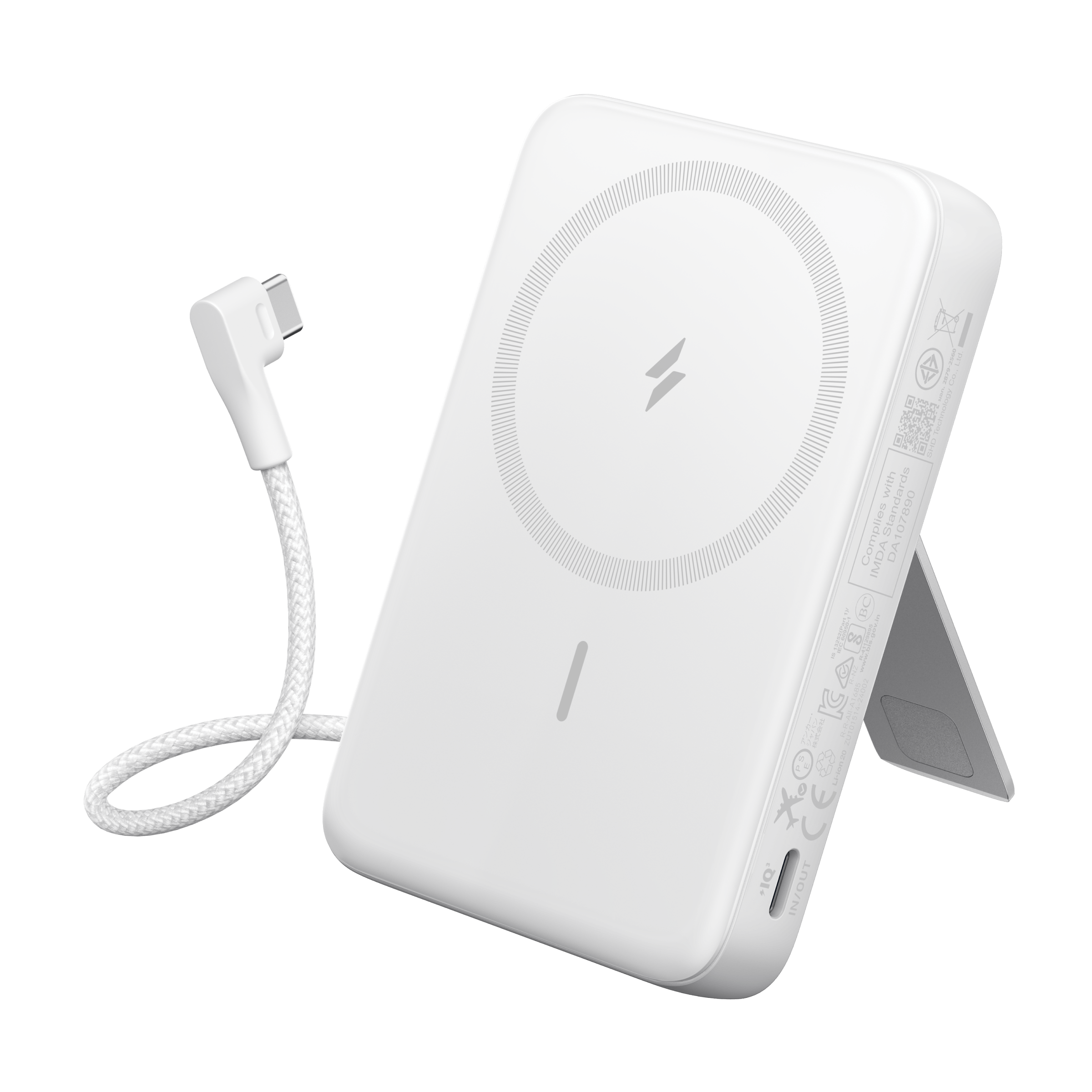 Anker Zolo Magnetic Power Bank (10K, 30W, Built-in USB-C Cable)