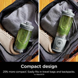 Ninja Blast Max Personal Cordless Blender for Smoothies, Blend, Ice Crush, 22 oz. Twist & Go Vessel, Silver - Certified Refurbished