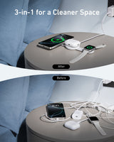 Anker MagGo Wireless Charging Station (3-in-1, Foldable Pad)