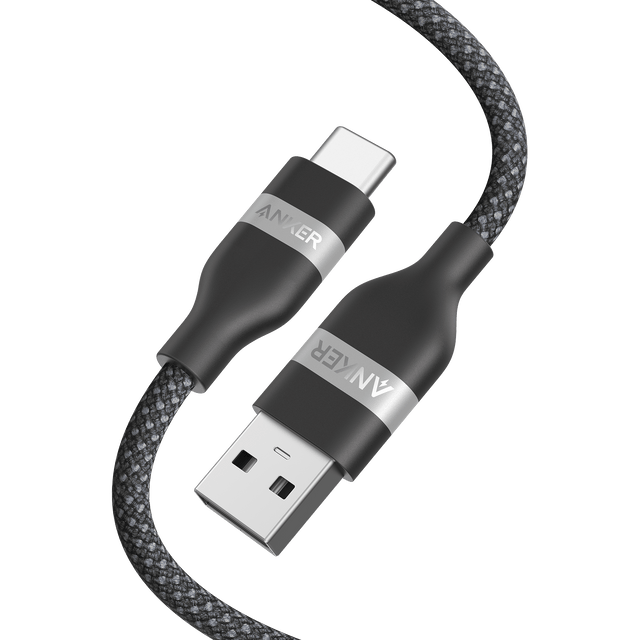Anker USB-A to USB-C Cable (3 ft/6 ft, Upcycled-Braided)
