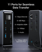 Anker Prime Charging Docking Station (14-in-1, Dual Display, 160W)