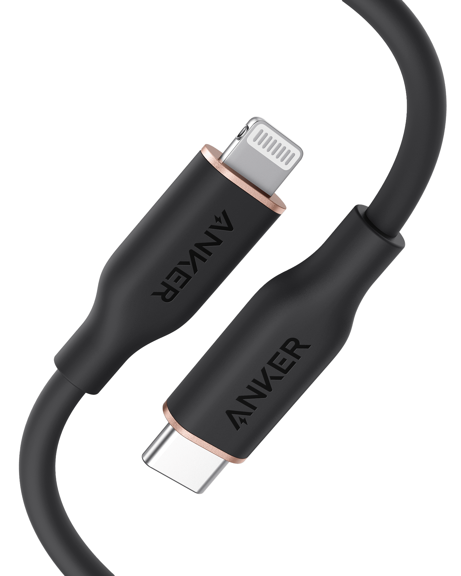 Anker <b>641</b> USB-C to Lightning Cable (Flow, Silicone)