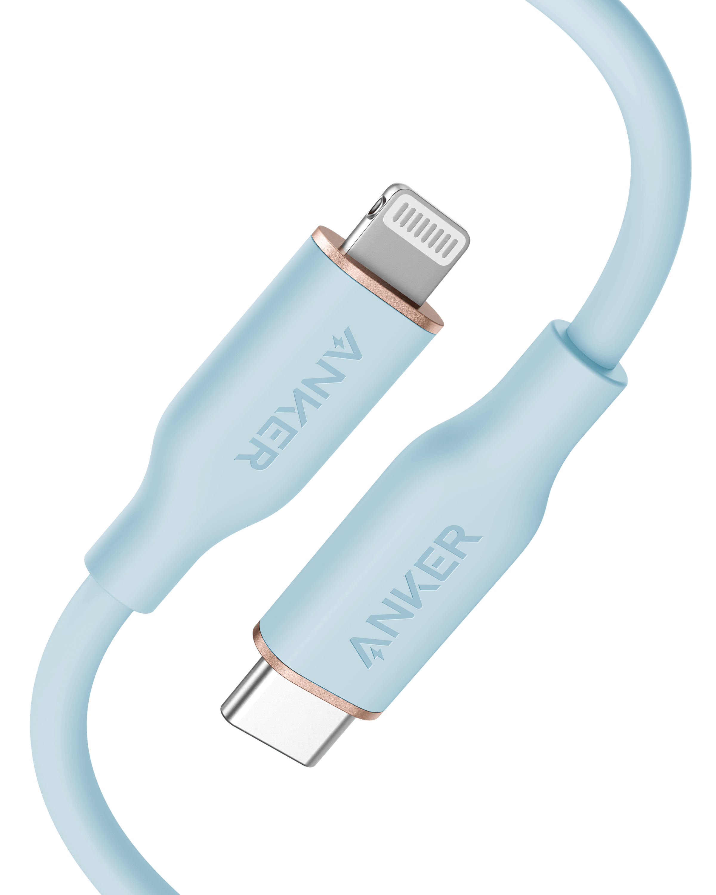 Anker <b>641</b> USB-C to Lightning Cable (Flow, Silicone)