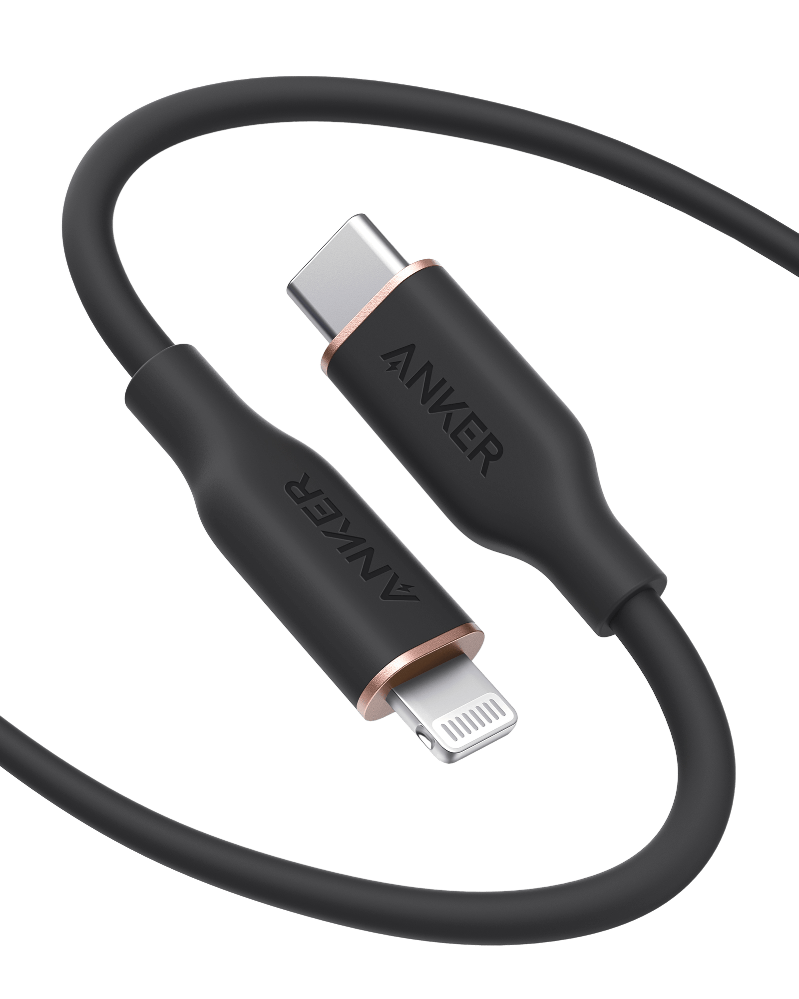 Anker <b>641</b> USB-C to Lightning Cable (Flow, Silicone)