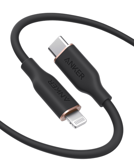 Anker <b>641</b> USB-C to Lightning Cable (Flow, Silicone)