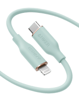 Anker <b>641</b> USB-C to Lightning Cable (Flow, 3 ft Silicone)