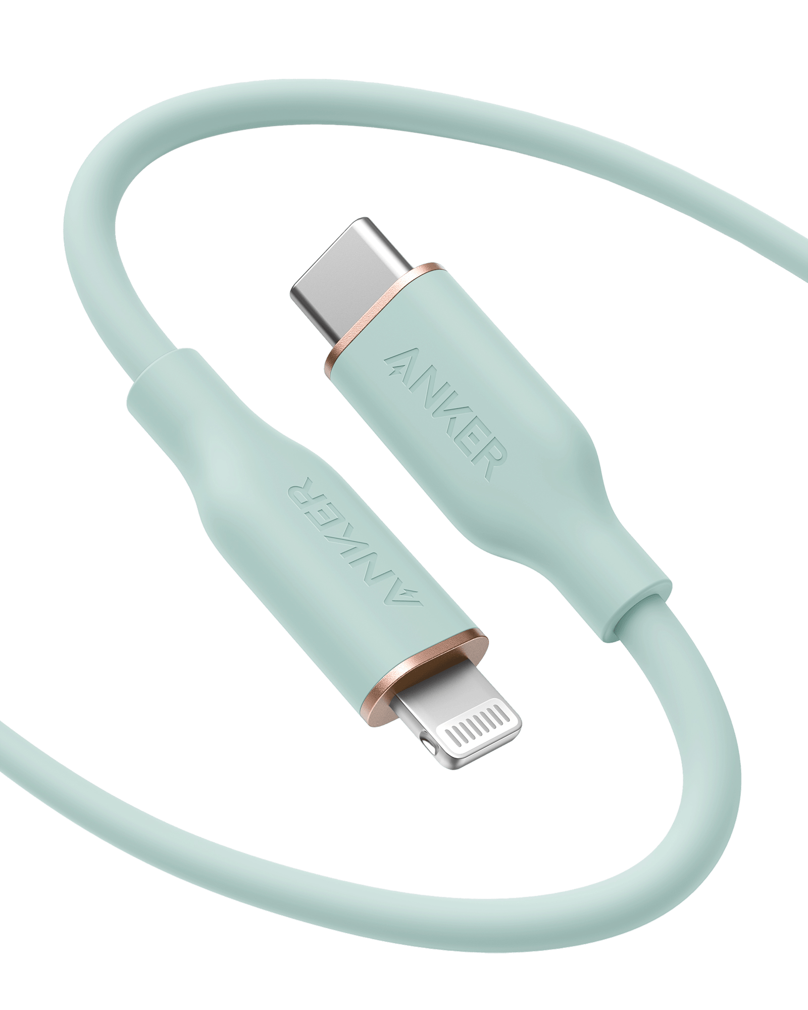 Anker <b>641</b> USB-C to Lightning Cable (Flow, Silicone)