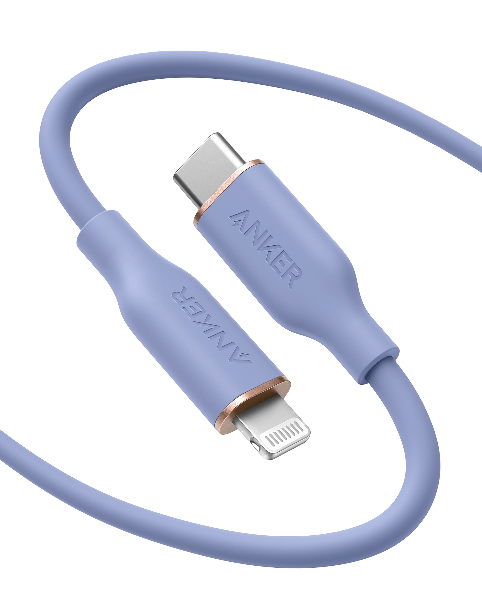 Anker <b>641</b> USB-C to Lightning Cable (Flow, Silicone)