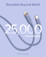 Anker <b>641</b> USB-C to Lightning Cable (Flow, 3 ft Silicone)