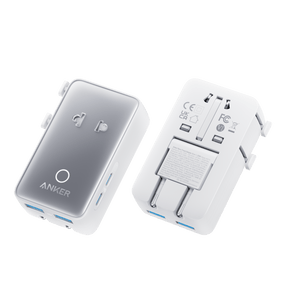 Anker Nano Travel Adapter (5-in-1, 20W, 1-Pack)
