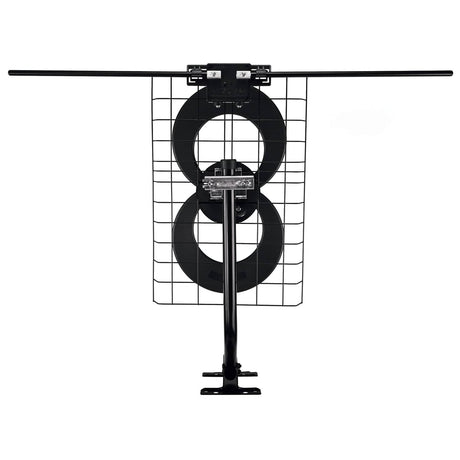 Antennas Direct ClearStream 2V Indoor Outdoor TV Antenna UHF VHF Multi-Directional, 60+ Mile Range, 4K 8K UHD, NEXTGEN TV with Reflector, 20-In. Mast