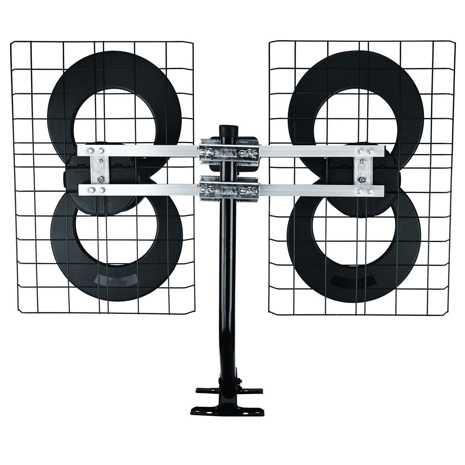 Antennas Direct ClearStream 4 UHF Indoor Outdoor TV Antenna, Multi-Directional, 70+ Mile Range, 4K 8K UHD, NEXTGEN TV - with 20-In. Mast, Reflectors