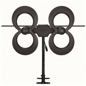 Antennas Direct ClearStream 4MAX Indoor/Outdoor Multi-Directional TV Antenna with 70+ Mile Range, UHD 4K, NEXTGEN TV, 20-In. Mast
