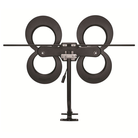 Antennas Direct ClearStream 4MAX Indoor/Outdoor Multi-Directional TV Antenna with 70+ Mile Range, UHD 4K, NEXTGEN TV, 20-In. Mast