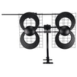 Antennas Direct ClearStream 4V Indoor Outdoor TV Antenna, UHF VHF, Multi-Directional, 70+ Mile Range, 4K 8K UHD, NEXTGEN TV - with 20-In. Mast
