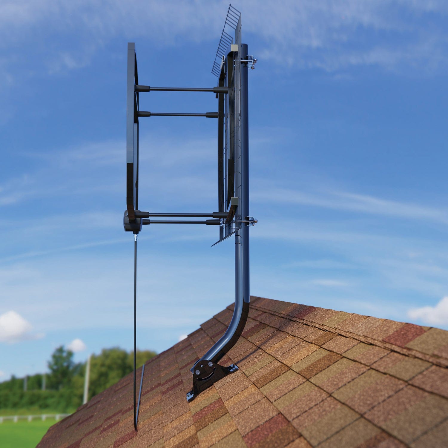 Antennas Direct ClearStream 5 Hi-VHF Outdoor TV Antenna, Multi-Directional, 65+ Mile Range, 4K 8K UHD, NEXTGEN TV with All-Weather Adjustable Hardware