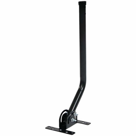 Antennas Direct ClearStream 20-In. TV Antenna Mast with Pivoting Base and Hardware - All-Weather Easy-Install Steel Pole and Base, Black