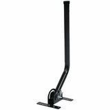 Antennas Direct ClearStream 20-In. TV Antenna Mast with Pivoting Base and Hardware - All-Weather Easy-Install Steel Pole and Base, Black