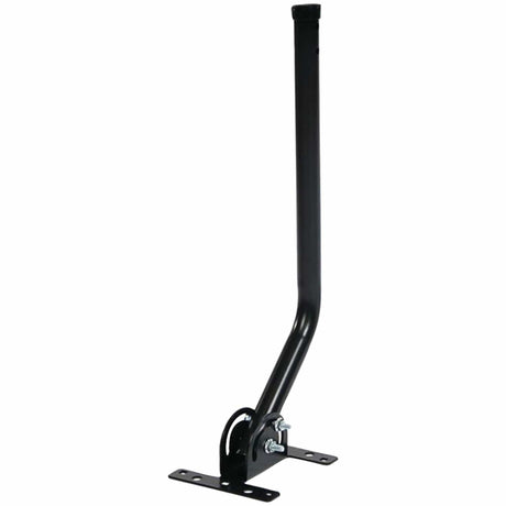 Antennas Direct ClearStream 20-In. TV Antenna Mast with Pivoting Base and Hardware - All-Weather Easy-Install Steel Pole and Base, Black